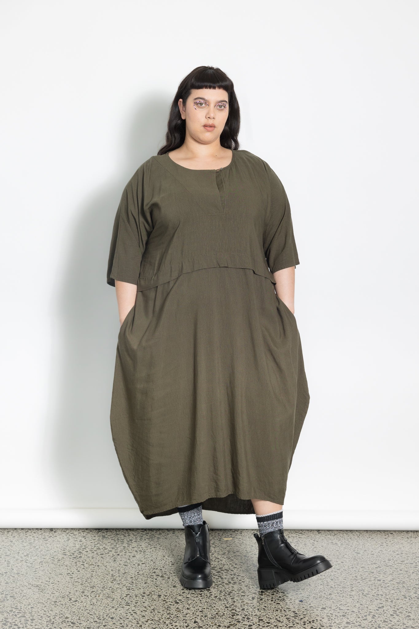 Ember Dress - Olive