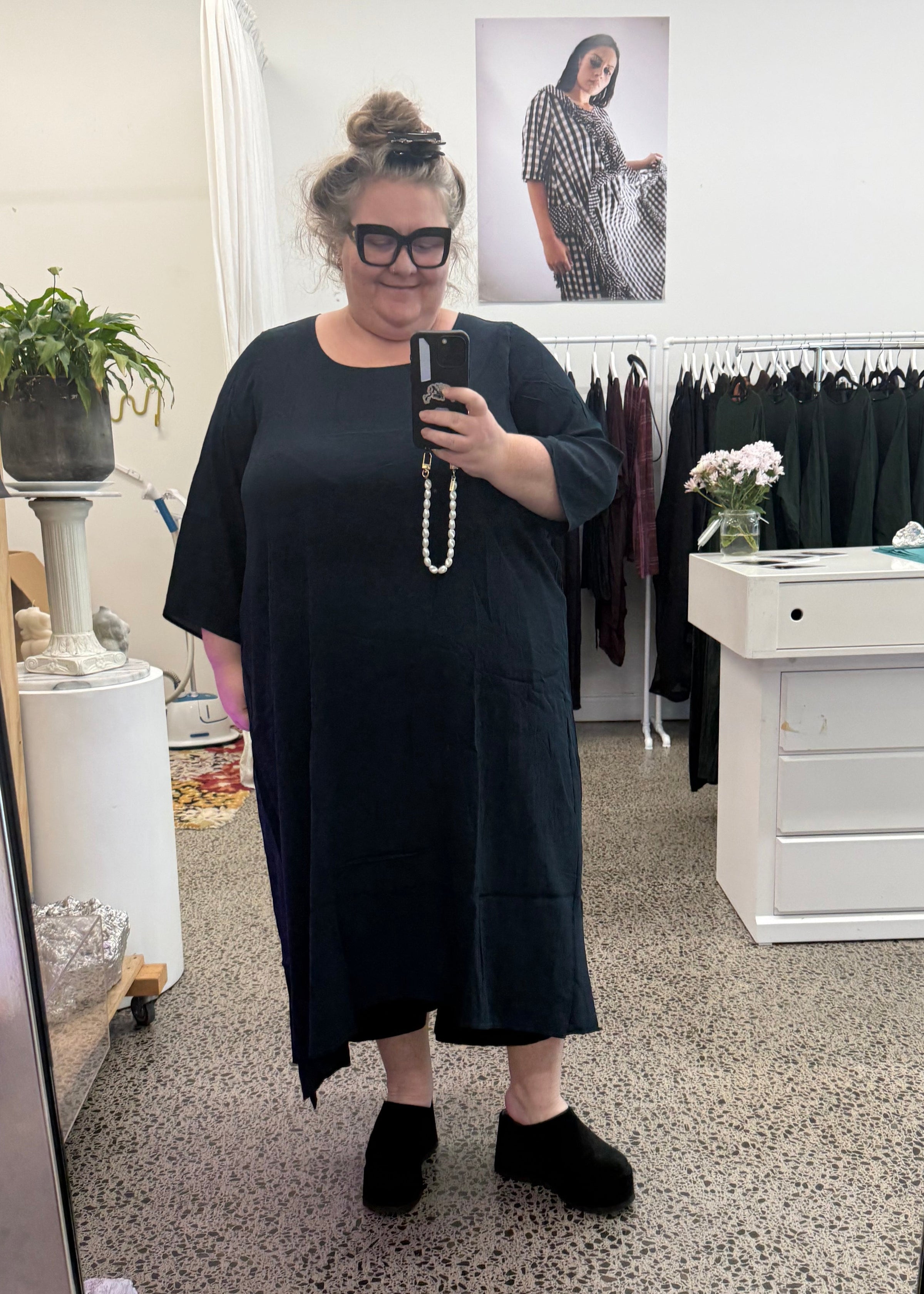 Florence Dress - Moody Blue