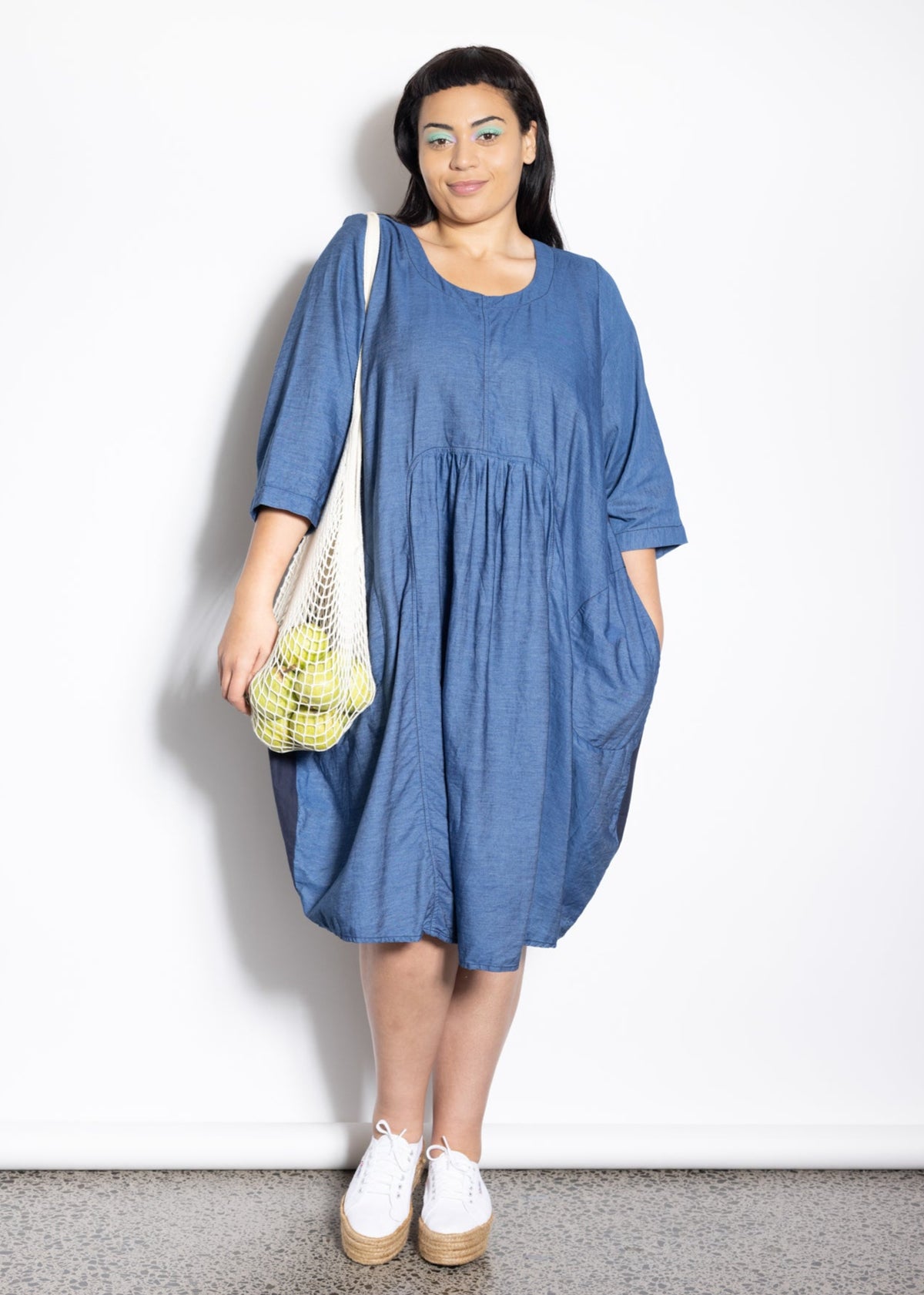 Maddie Dress - Chambray