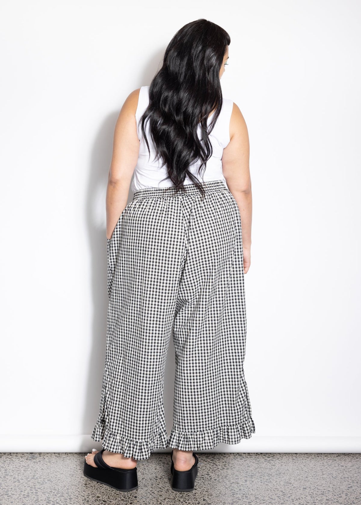 Frill Pant - Gingham