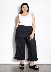 Restock - Frill Pant - Black