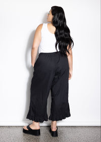 Restock - Frill Pant - Black