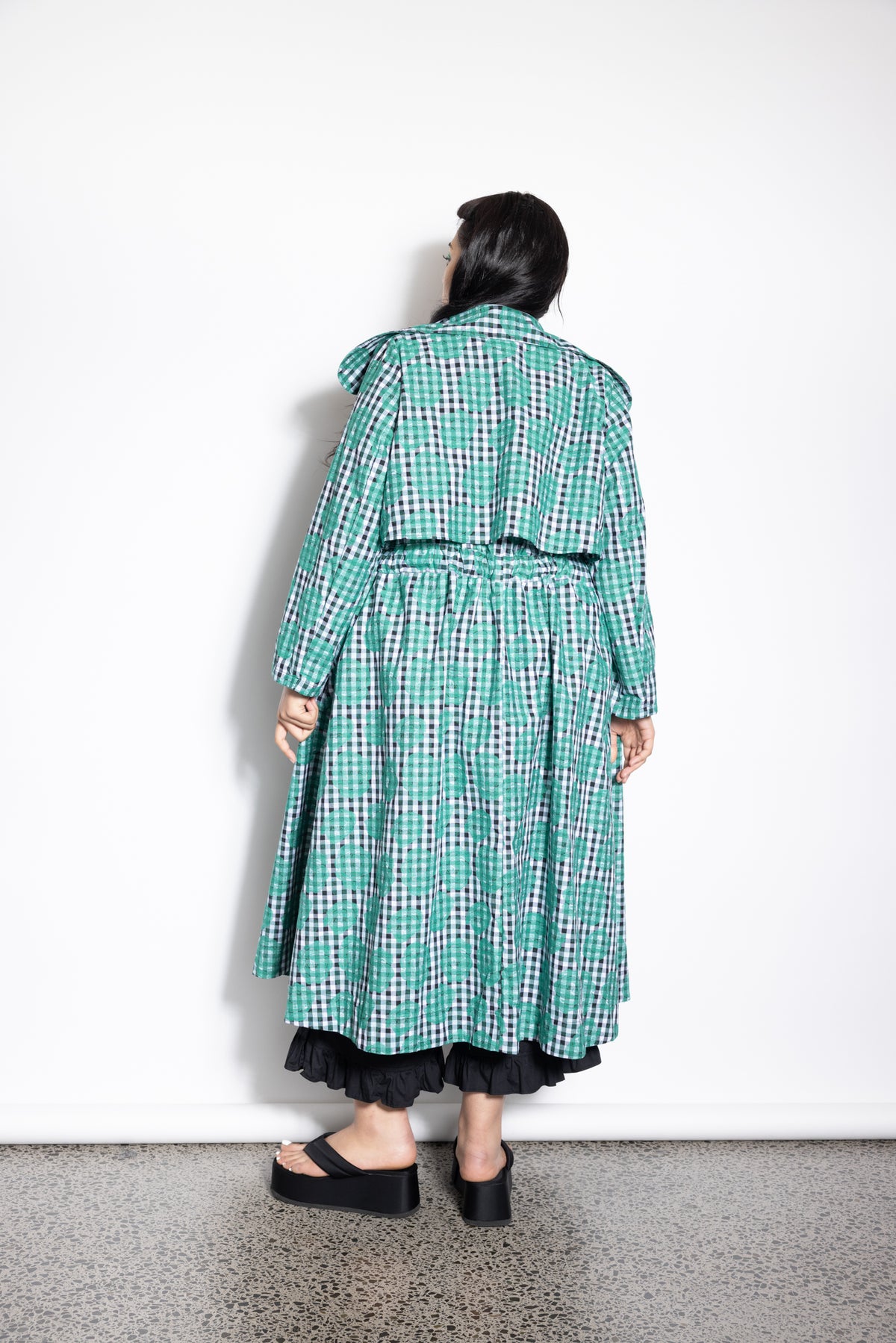 Rose Trench - Gingham
