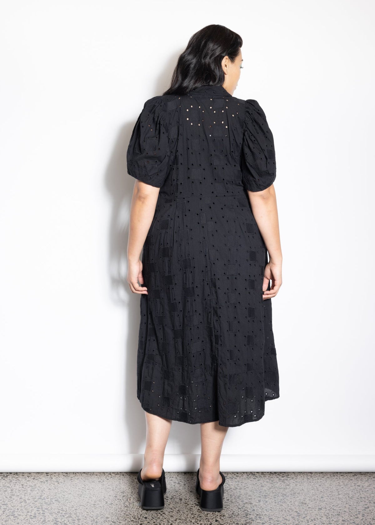 Last One Size 3XL - Zippy Dress - Black Circles