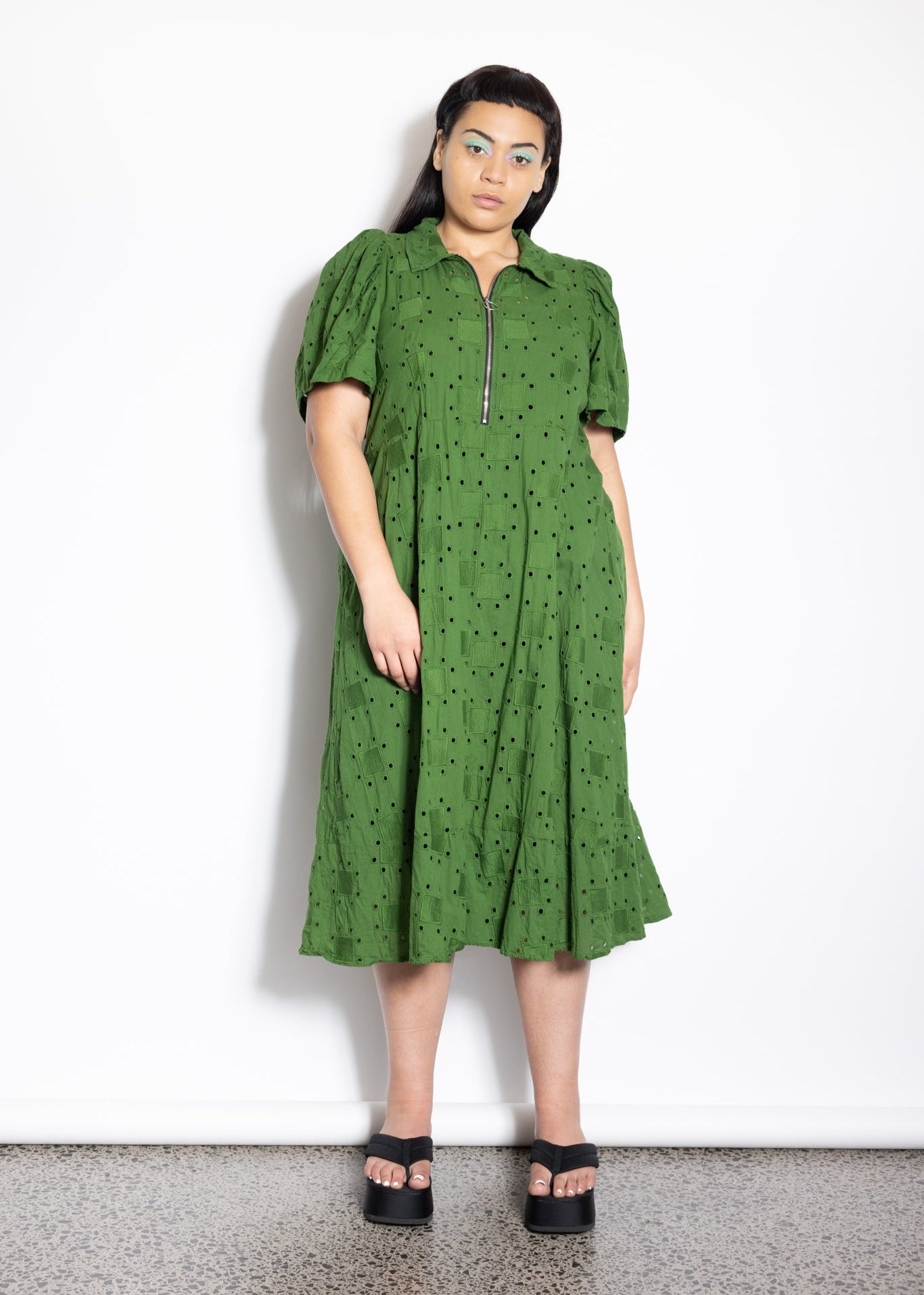 Zippy Dress - Leaf