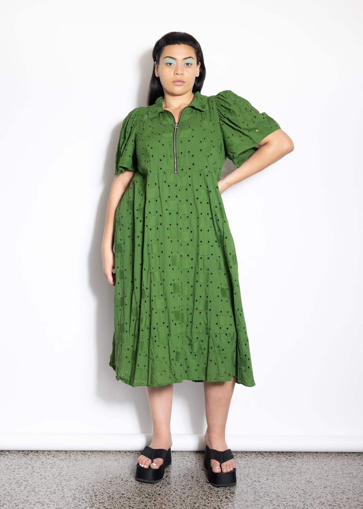 Zippy Dress - Leaf