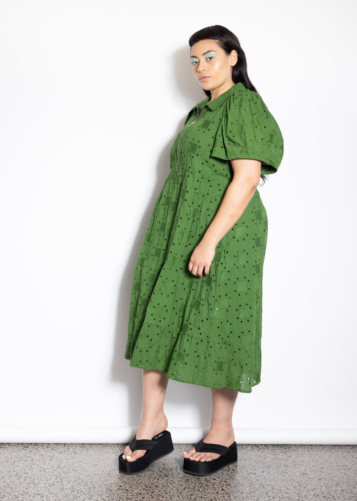Zippy Dress - Leaf