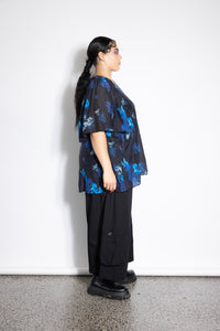 Flounce Top - Blue Orchid