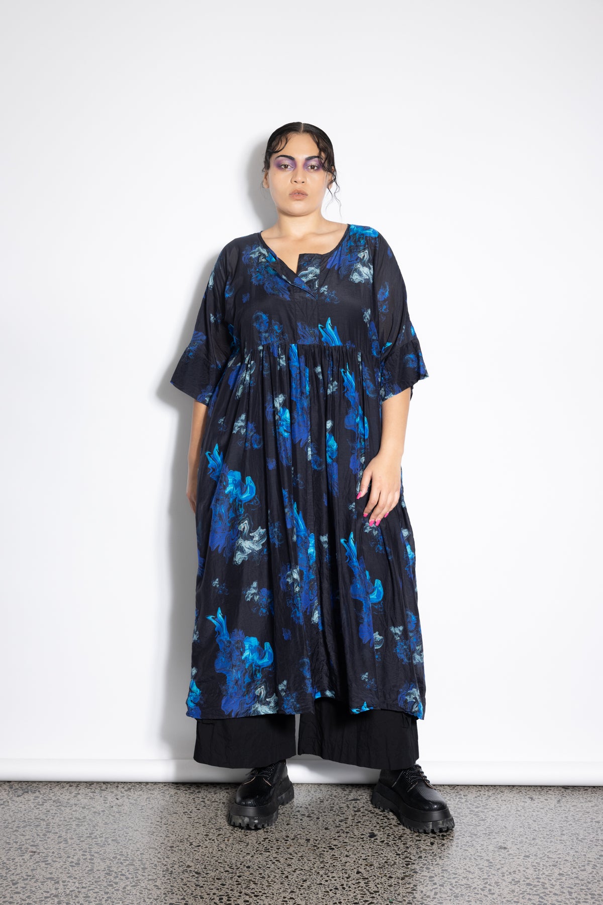 Kitty Dress - Blue Orchid