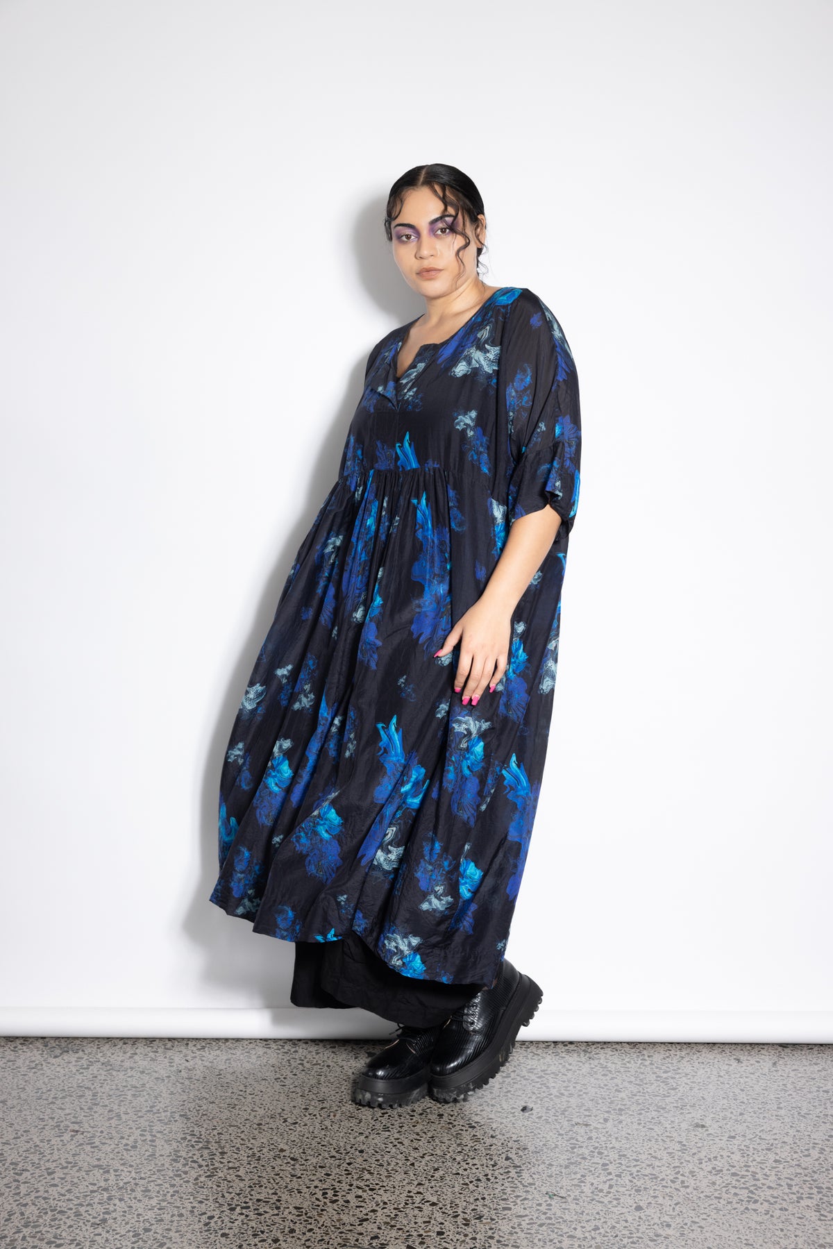 Kitty Dress - Blue Orchid