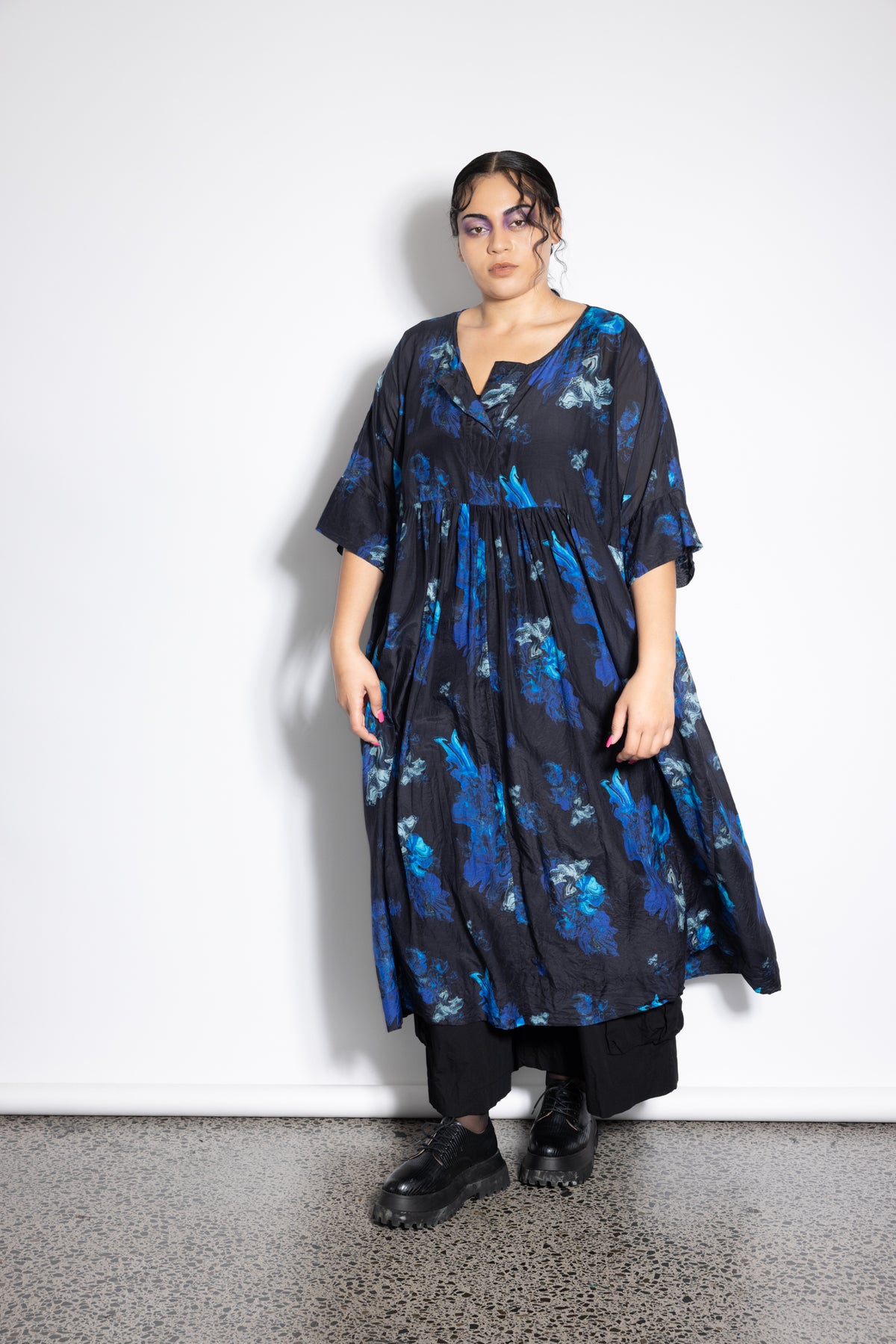 Kitty Dress - Blue Orchid