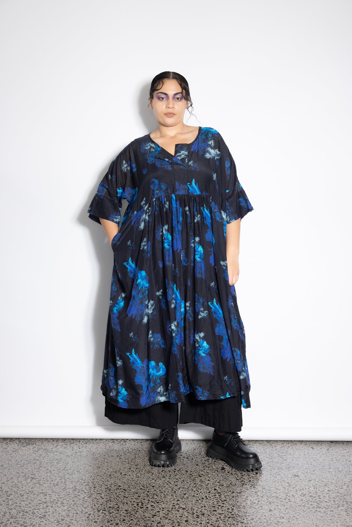 Kitty Dress - Blue Orchid