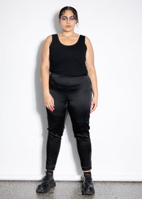 Unity Pants - Black Satin