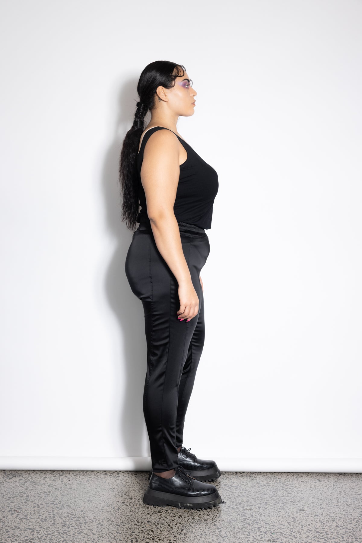 Unity Pants - Black Satin