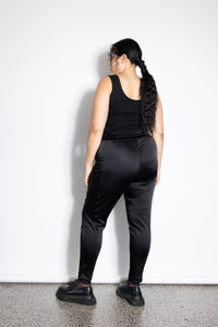 Unity Pants - Black Satin