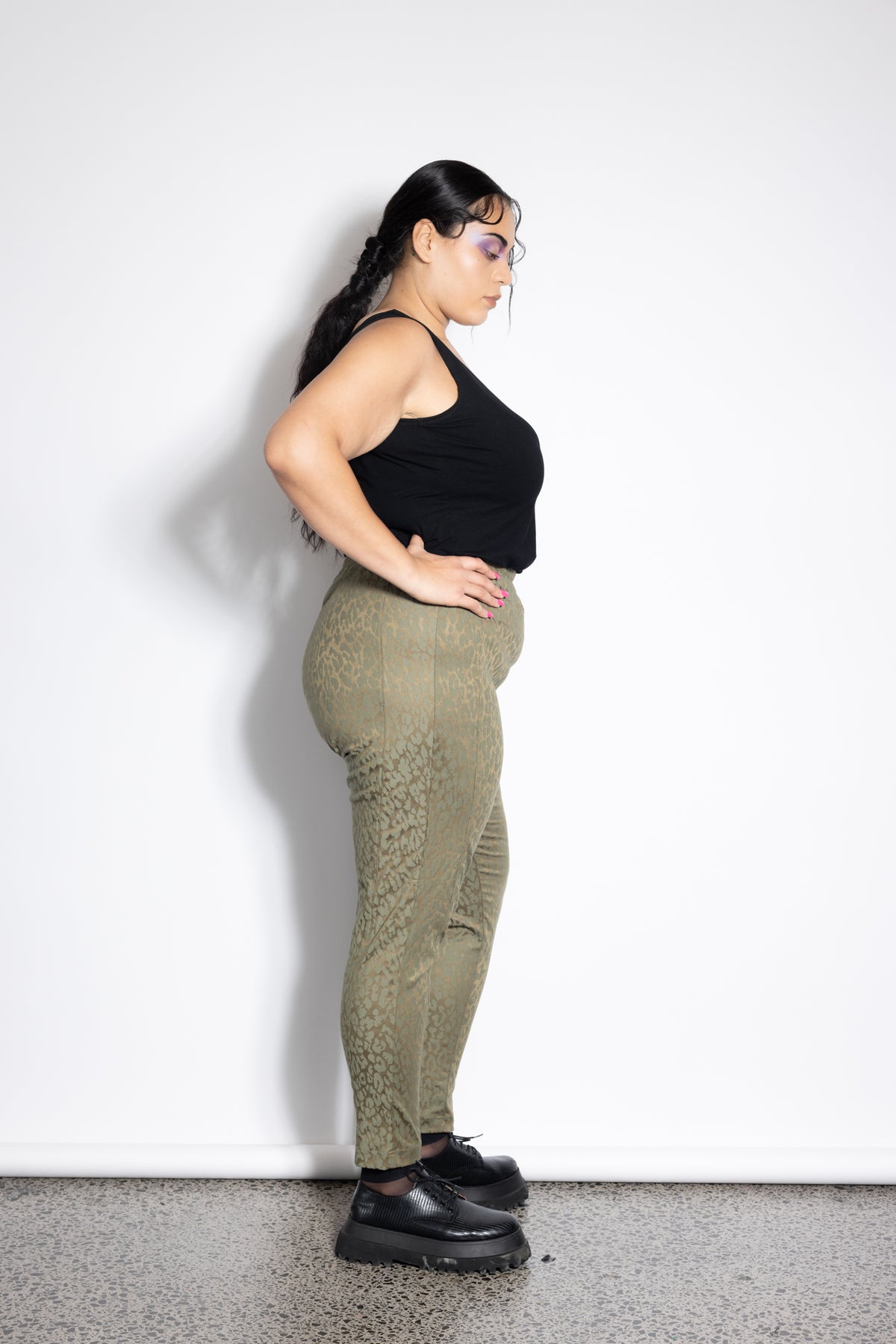 Unity Pants - Olive Leopard