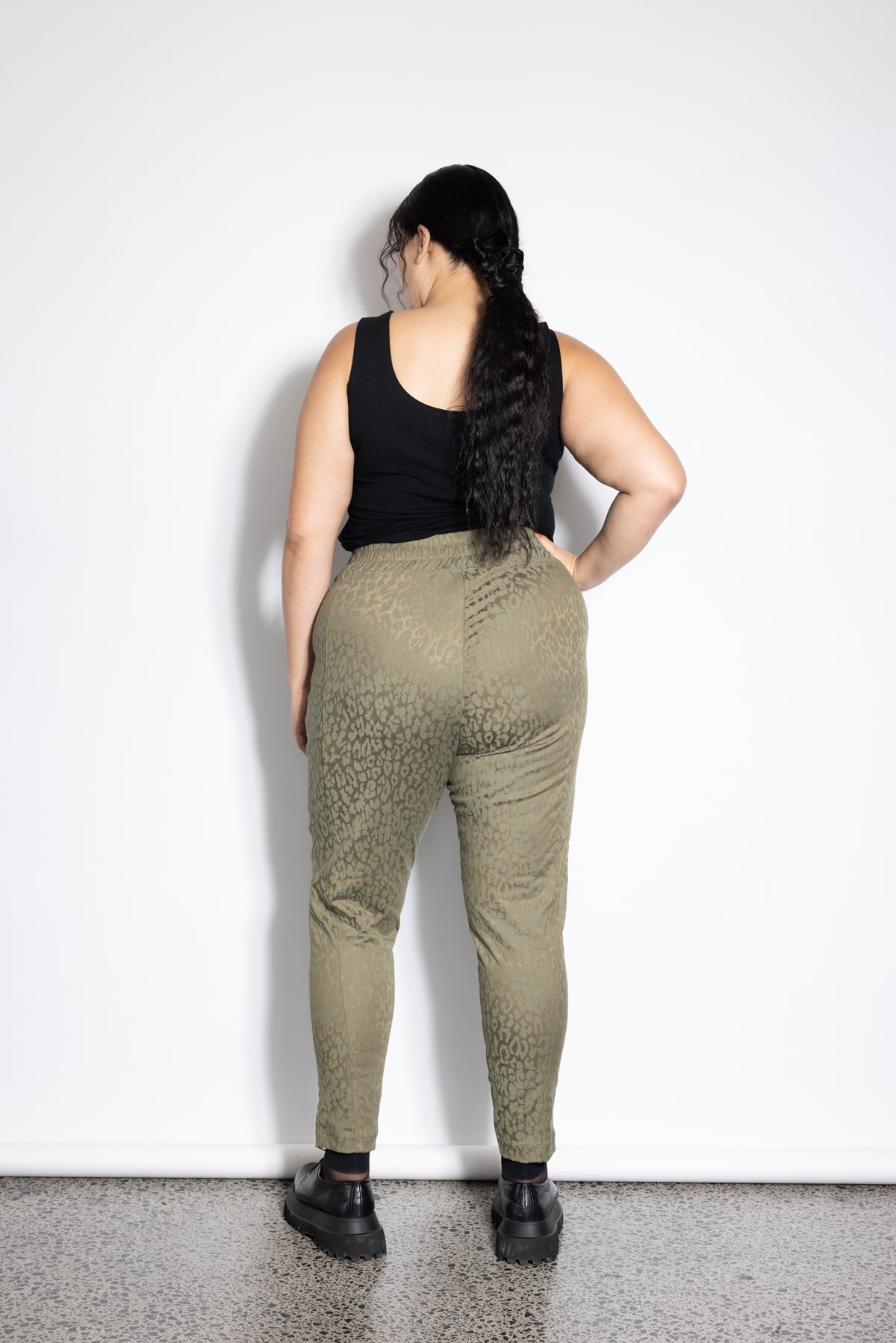 Unity Pants - Olive Leopard