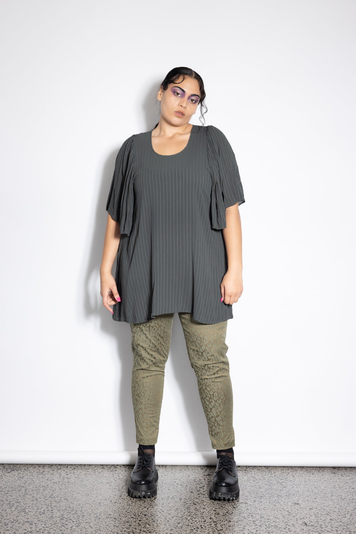 Unity Pants - Olive Leopard