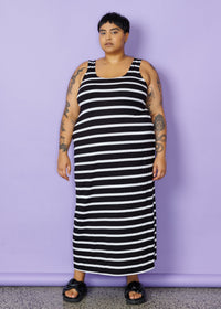 A-Line Maxi Slip - Wide Stripe