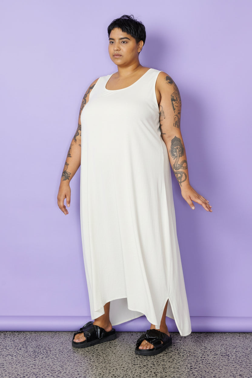 Layering Dress - White