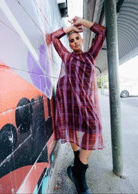 Freddie Dress - Raisin Check