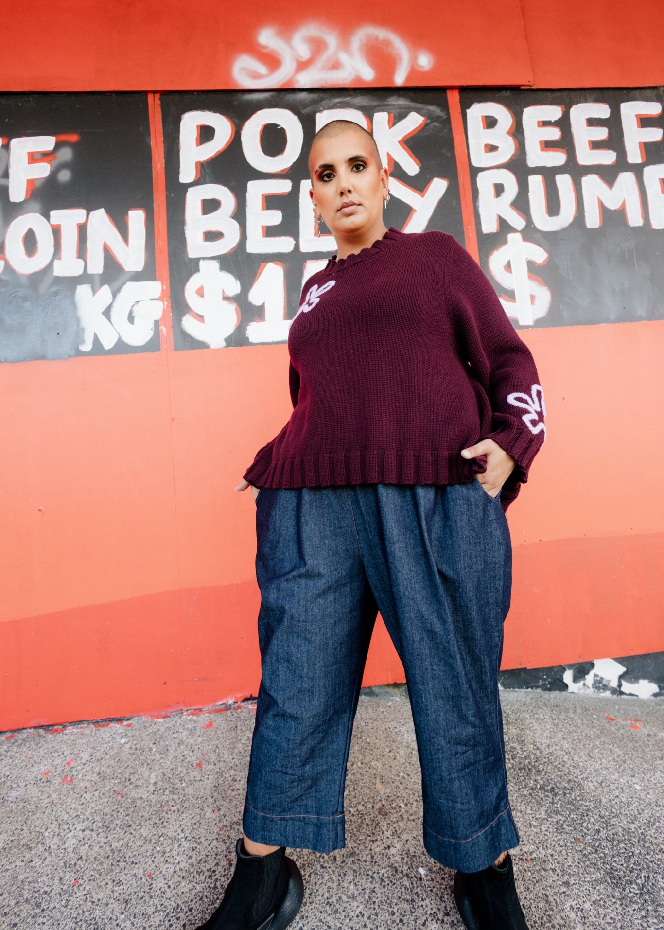 Jogger - Dark Chambray