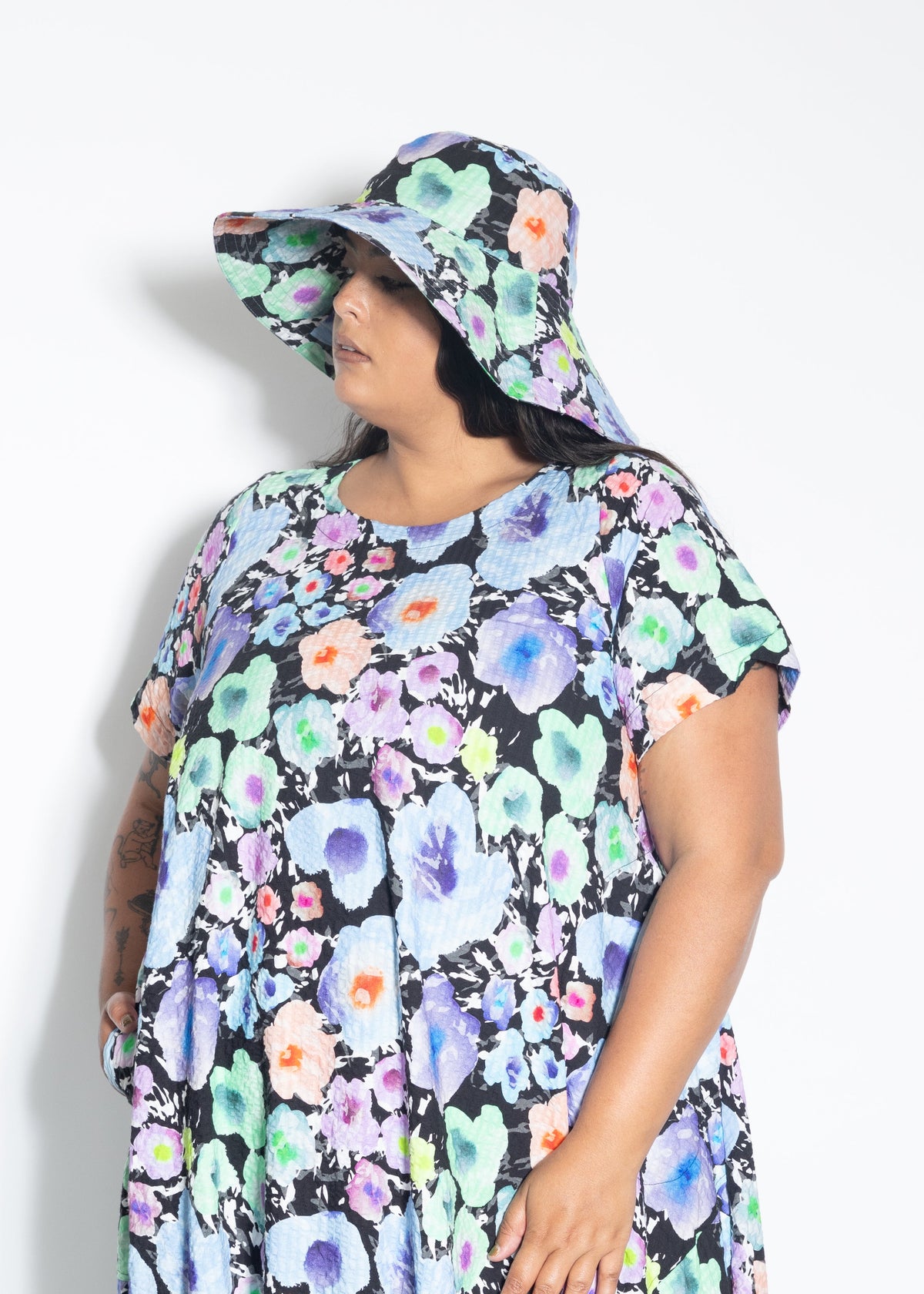 Sun Hat - Pop Watercolour