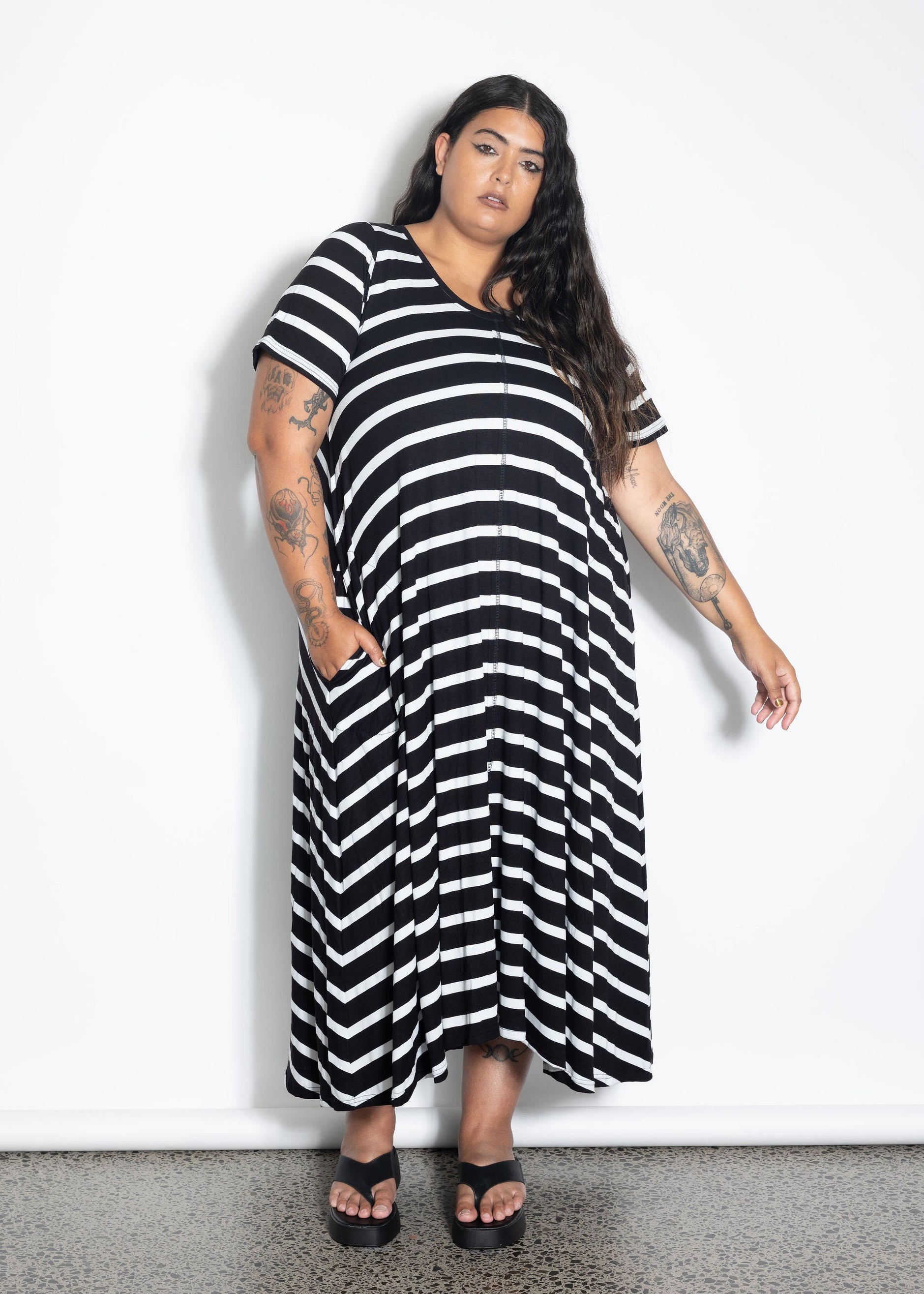 Colleen Dress - Stripe