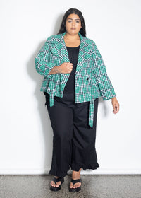 Rose Trench - Gingham