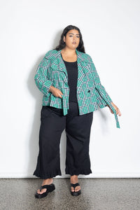 Rose Trench - Gingham