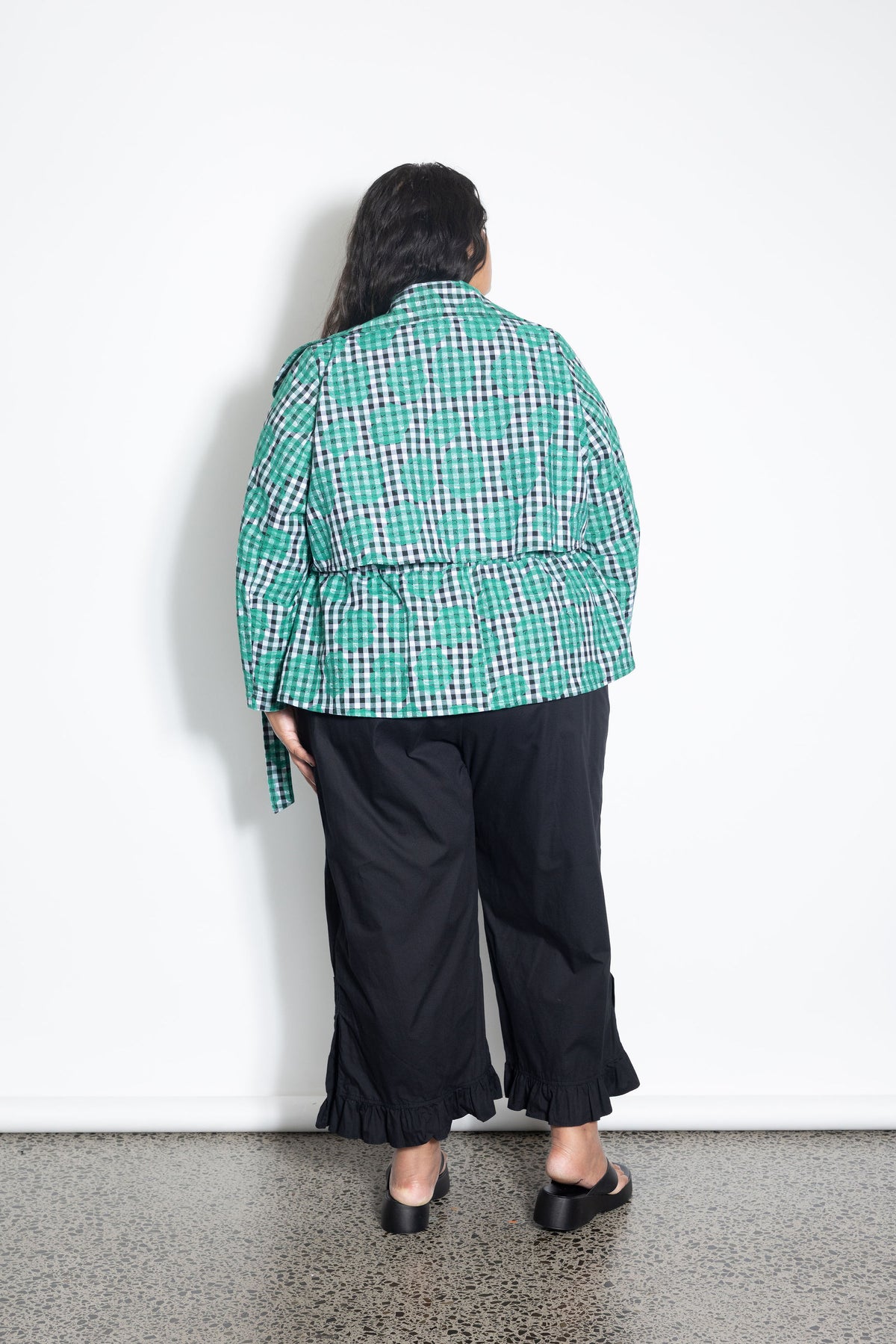 Rose Trench - Gingham