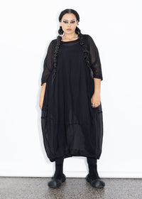 Elsey Dress - Black Net