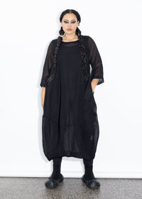 Elsey Dress - Black Net