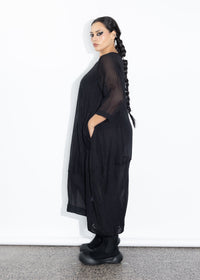 Elsey Dress - Black Net