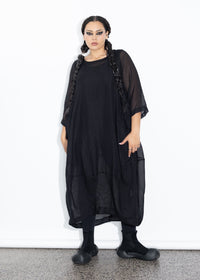 Elsey Dress - Black Net