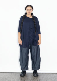 Marley Tee - Navy Merino
