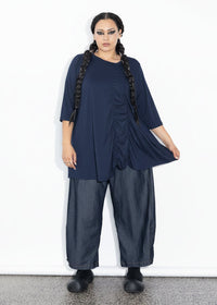 Marley Tee - Navy Merino