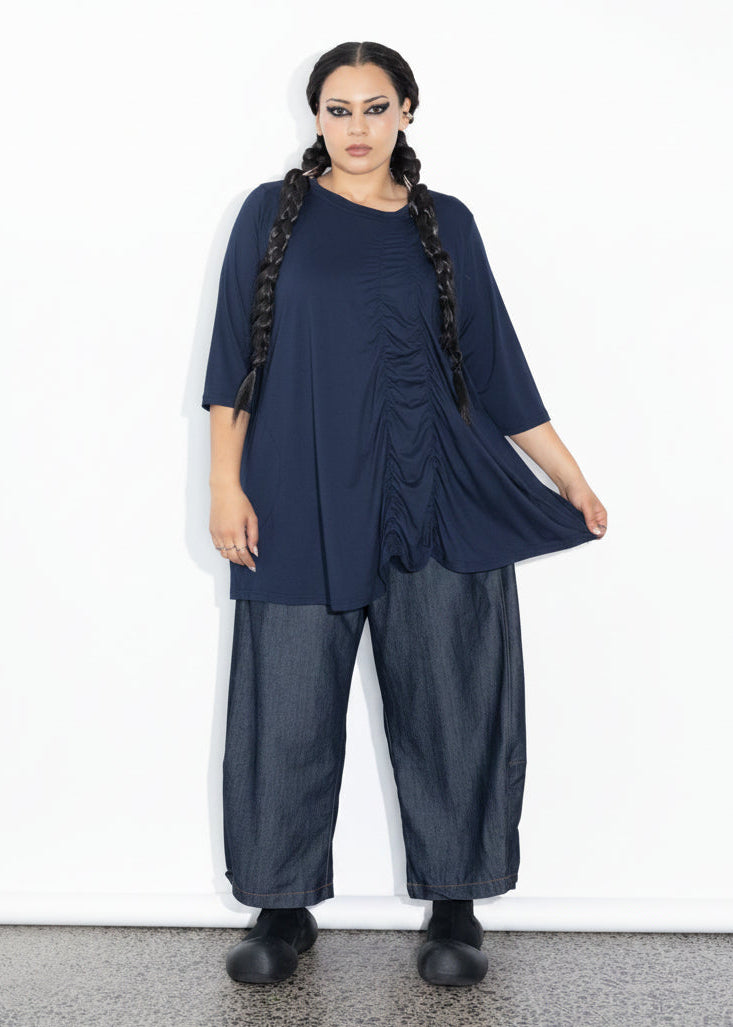 Marley Tee - Navy Merino