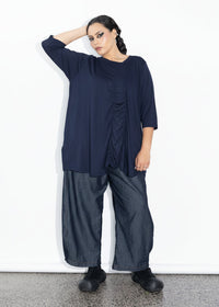 Marley Tee - Navy Merino