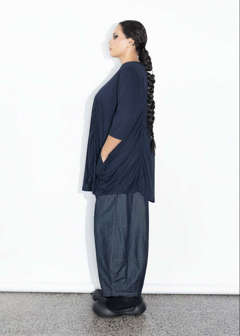 Marley Tee - Navy Merino