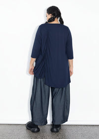 Marley Tee - Navy Merino