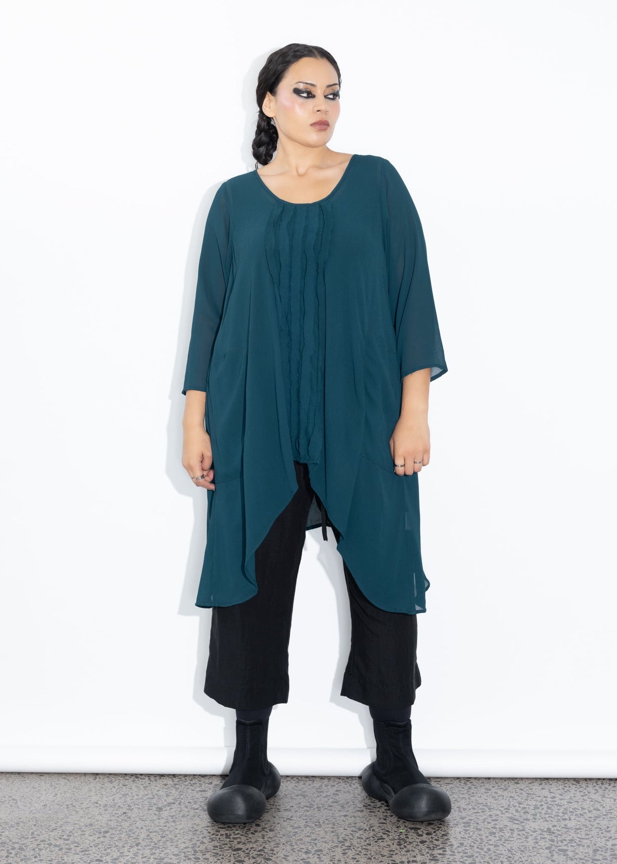Tansy Top - Moody Blue