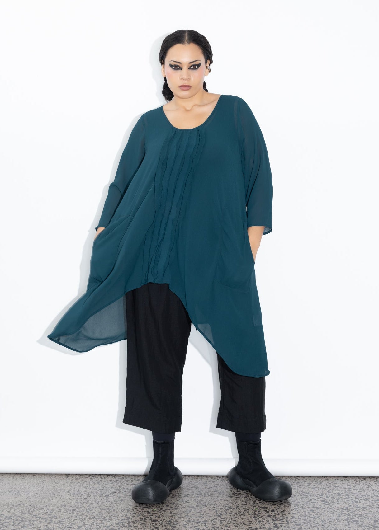 Tansy Top - Moody Blue