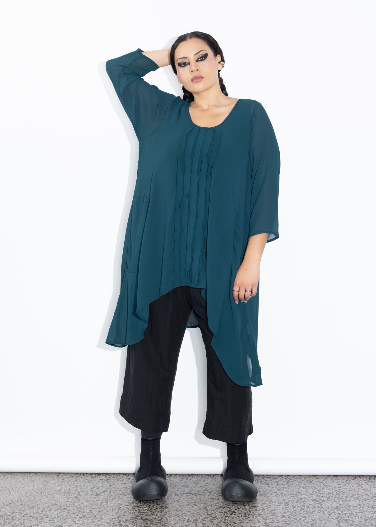 Tansy Top - Moody Blue