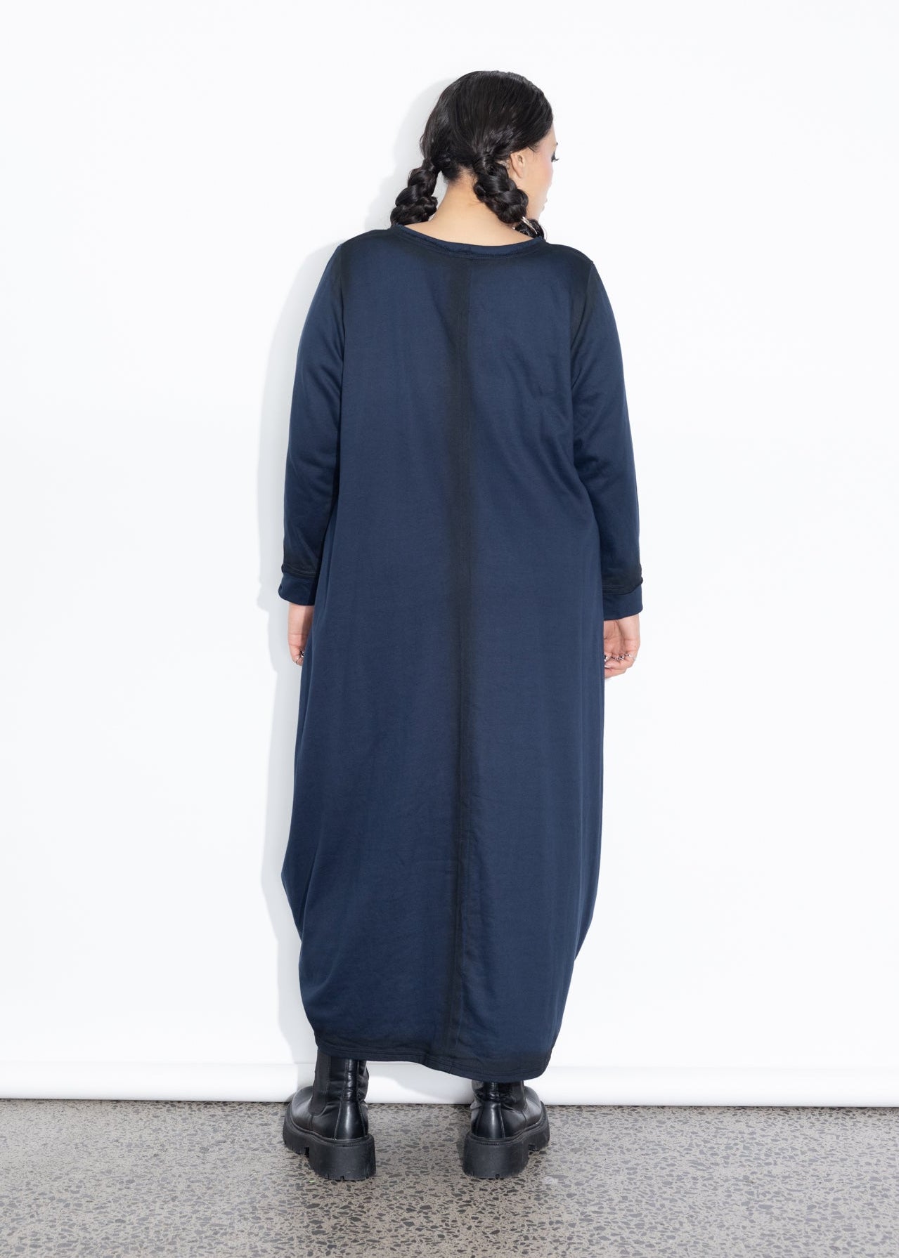 Muse Dress - Navy Spray