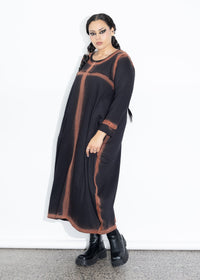 Muse Dress - Black Spray