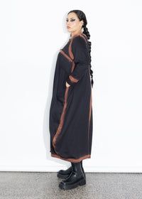 Muse Dress - Black Spray