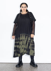 Colleen Dress - Green Tie Dye