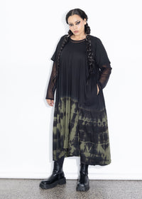 Colleen Dress - Green Tie Dye