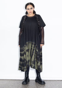 Colleen Dress - Green Tie Dye